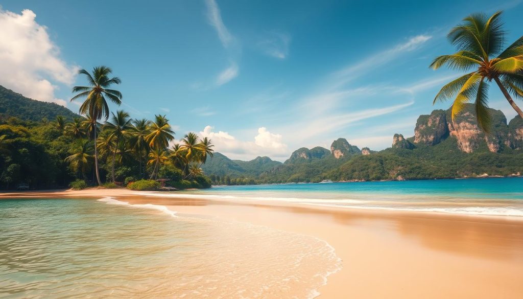 普吉島巴東海灘周邊環境