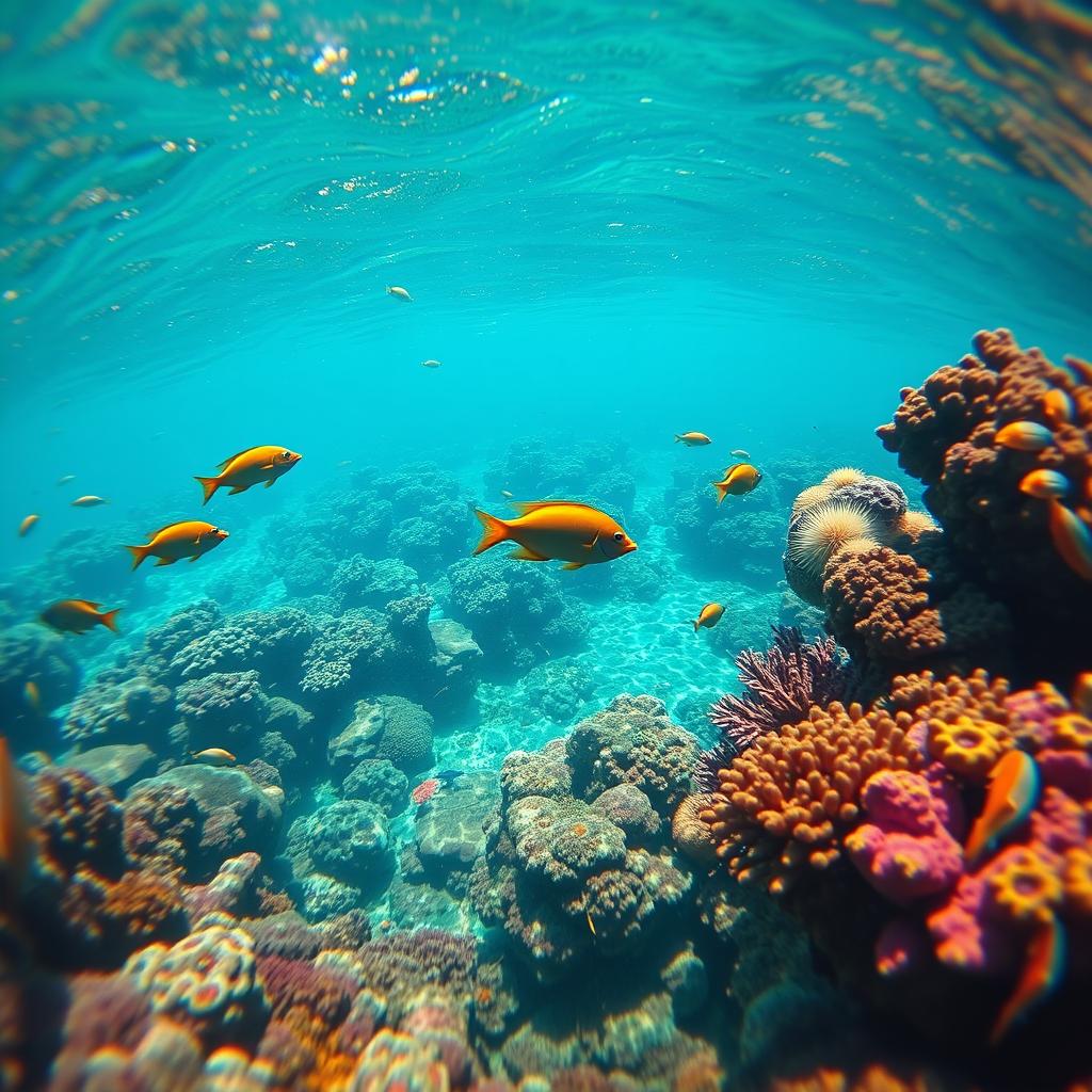 普吉島跳島浮潛活動，色彩繽紛的珊瑚和熱帶魚